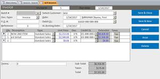 invoicing template database custom