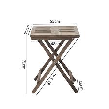 Solid Hardwood Folding Coffee Table