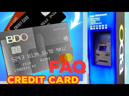 credit card bdo cash advance