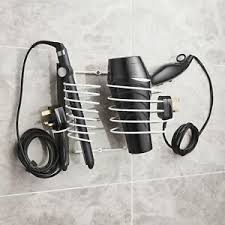 wall hair dryer holder for