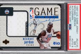Shop comc's extensive selection of basketball cards matching: Autographed Michael Jordan Card Sells For 1 44 Million Barron S