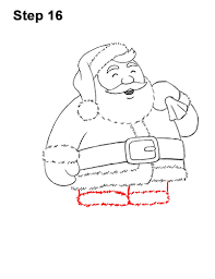 This beginners painting tutorial will guide you step by step. How To Draw Santa Step By Step Full Body Howto Techno