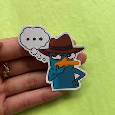 Perry the Platypus Sticker Phineas and Ferb Waterproof - Etsy