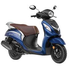 yamaha fascino 113 cc beaming blue scooter