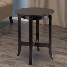 Traditional Round Side Table Solid Wood