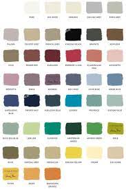 Chalk Paint Sample Board Colors All