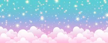 cloudy sky background unicorn fantasy