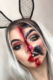 scary bunny makeup ideas for halloween
