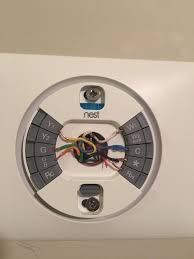 Need to know wiring diagram for a weathertron thermostat model # baystat to install a honeywell thermostat thd this link has a good diagram of the wiring. Installing Nest 3rd Generation Thermostat From Old Trane Weathertron Thermostat Mercury One Home Improvement Stack Exchange