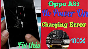 Heat charging ic, if it is faulty then replace it. Oppo A83 Charging Error Solution100 No Power On Red Battery Logo Another Device This Problex Fix Youtube