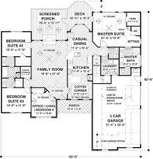 Craftsman Style House Plan 3 Beds 2 5