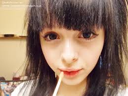 lively cute 얼짱 ulzzang makeup