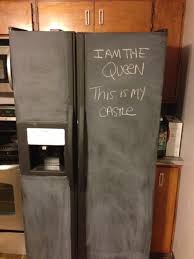 Chalkboard Refrigerator Diy Tutorial