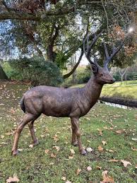 Bronze Stag 131cm Wild Deer Garden