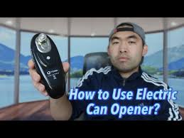 How To Use Electric Can Opener