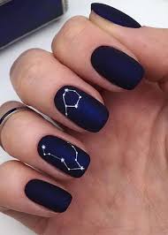 You can show your creativity to add your personal touch of class to the nail designs. Matte Nails Design Dark Blue Nails Short Nails Ideas Short Square Nails Design Summer Nails Spring Na Square Nail Designs Short Square Nails Square Nails