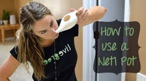 how to use a neti pot step by step