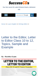 You have realized the necessity of education and financial independence of. Sample Letter To Editors 20 Guides Examples