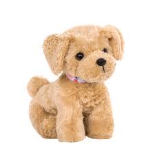 posable golden poodle 18 inch doll