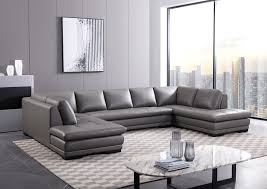 ml157 gray u sectional sofa