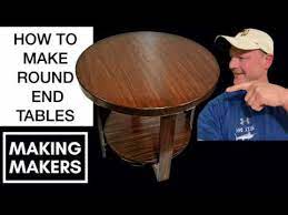 Easy Diy Round End Table You