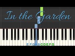 in the garden easy hymn piano tutorial