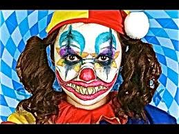 evil circus clown makeup tutorial