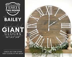 Giant Wall Clock The Bailey Roman