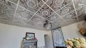 painted tin ceiling tiles