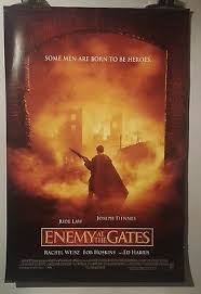 Enemy At The Gates Original Cinema Movie Poster One Sheet Size Jude Law Ebay