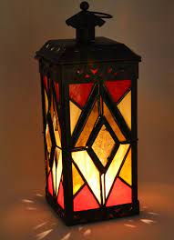 glass lantern stained glass lamps