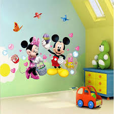 Disney Cartoon Mickey Minnie Wall
