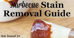 barbecue stain removal guide