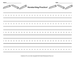 Free printable dashed cursive script alphabet practice sheet. Handwriting Practice Paper For Kids Blank Pdf Templates