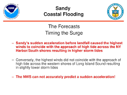 A Review Of Sandy Operations Nws Weather Forecast Office New