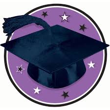 Purple Graduation Cutout – US Novelty