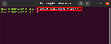 change the path in the linux terminal