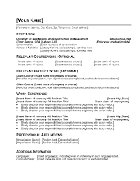 Basic Resume Templates              