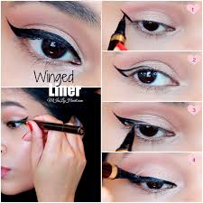 winged eyeliner tutorial for hooded