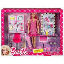 Búp bê Barbie BCF85 tiệm làm tóc - Cho bé gái thích thiết kế