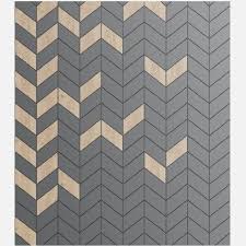 Modern Wood And Black Wall Panel 3d
