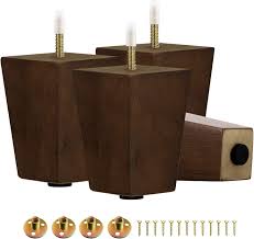 round wood furniture legs set