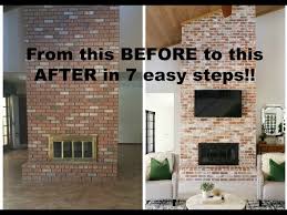 How To Grout A Brick Fireplace