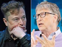 Bill Gates ab, weil er Tesla shortete ...