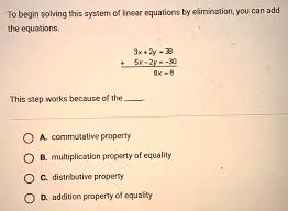 Linear Equations By Elimination