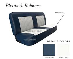 Pleats Bolsters Ford Truck Seat Cover