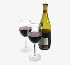 Wine Bottle And Glass Png Wine And