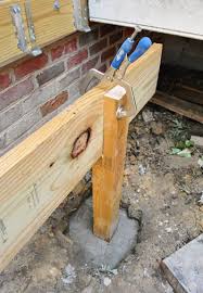 build a deck posts notches frogs