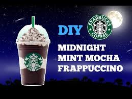diy starbucks midnight mint mocha