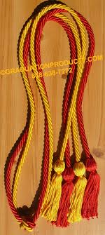 red and gold double cord double cords
